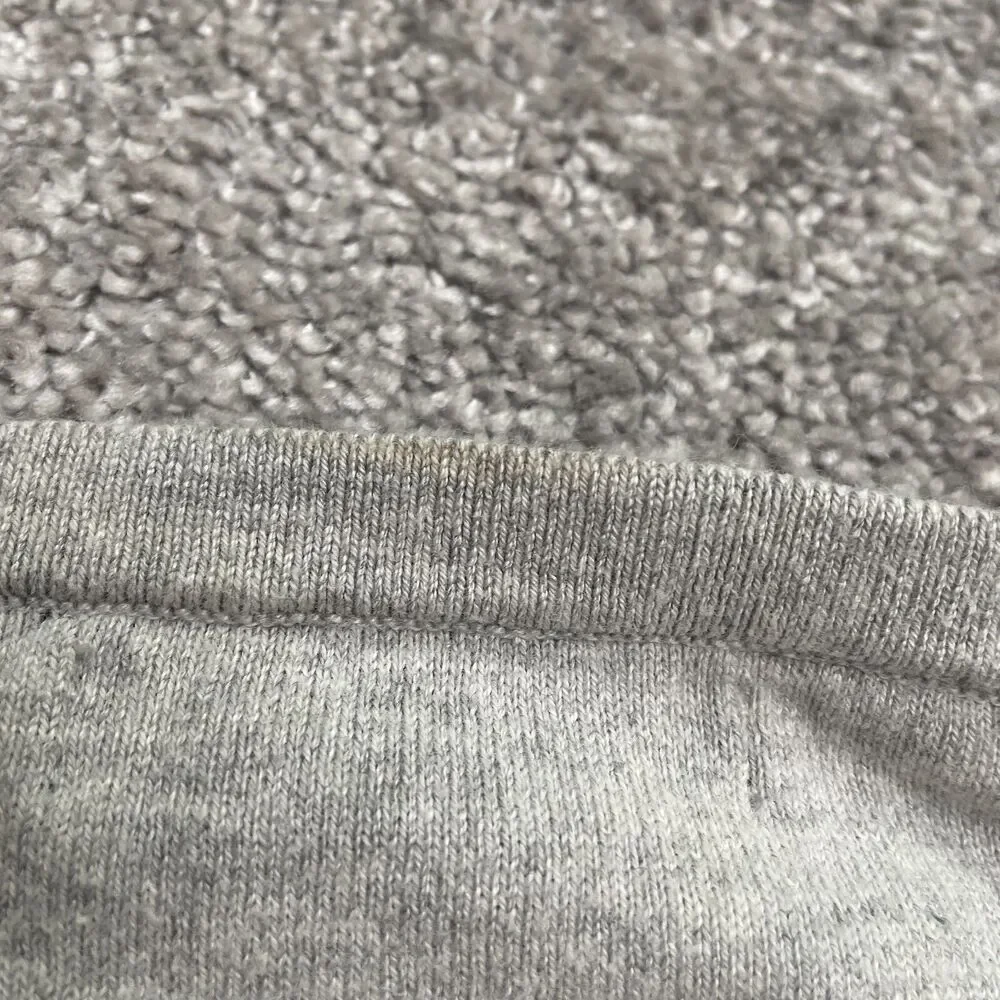 Banana Republic Luxury Blend Pullover Sweater Mens Large Gray Striped Crew Knit